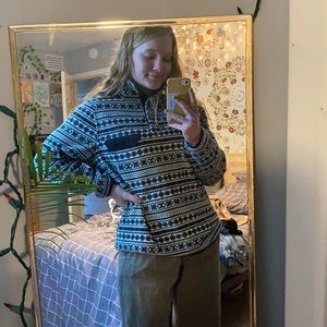 JACHS CABIN button up patterned fleece 🏔